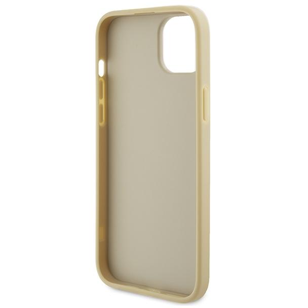 GUESS futerał do IPHONE 13 / 14 / 15 GUHCP15SPS4DGPD (Leather 4G Metal Logo Strass) złoty
