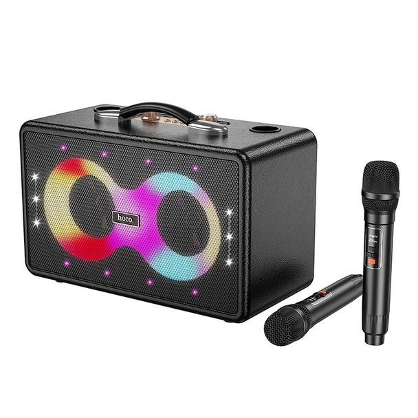 Zestaw do karaoke bluetooth 40W 6h Hoco HA8 czarny