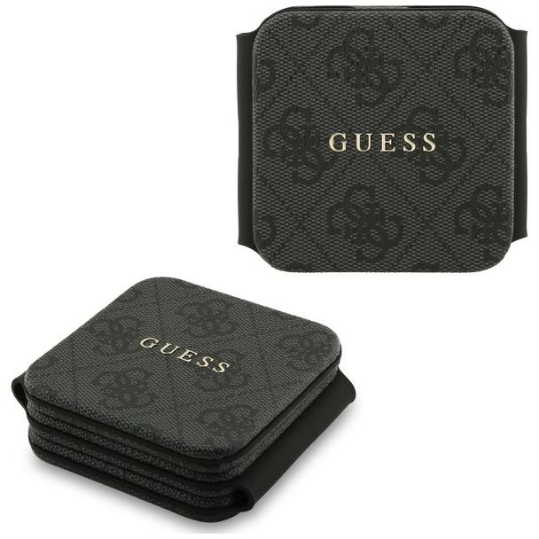 Ładowarka indukcyjna 3w1 zgodna z MagSafe 15W GUESS GUE005439 czarna