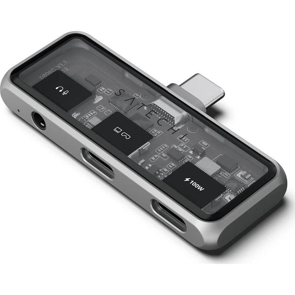 Adapter HUB 3w1 USB C Satechi Mobile XR ST-HXRAJM szary