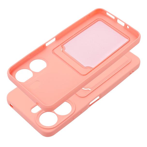 Futerał do Xiaomi Redmi 13C / Poco C65 Card Case różowy