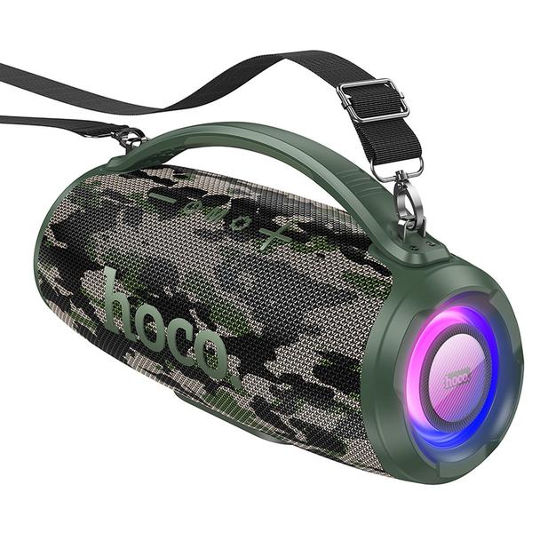 Głośnik bezprzewodowy LED 2 x 20W 4h Hoco HA4 moro
