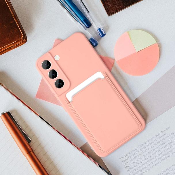 Futerał do Samsung A25 5G Card Case różowy