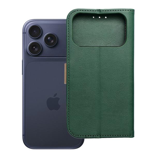 Etui z klapką na iPhone 17 PRO MAX Split Book zielono-złote
