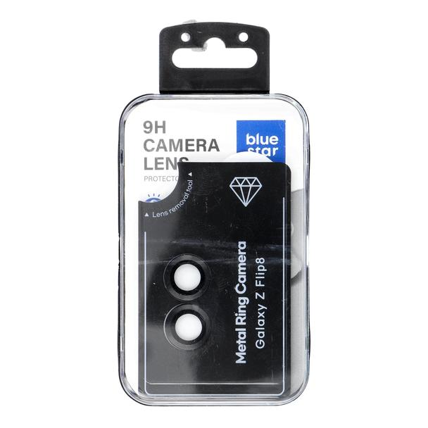 Szkło na aparat BLUE STAR Easy Install do SAMSUNG FLIP 8 czarne