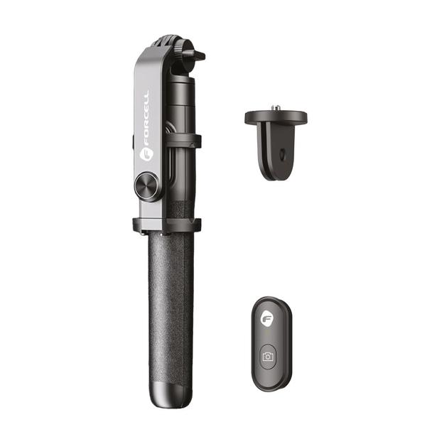 Selfie stick Forcell F-Grip S150XL tripod z pilotem bezprzewodowym czarny 0INT