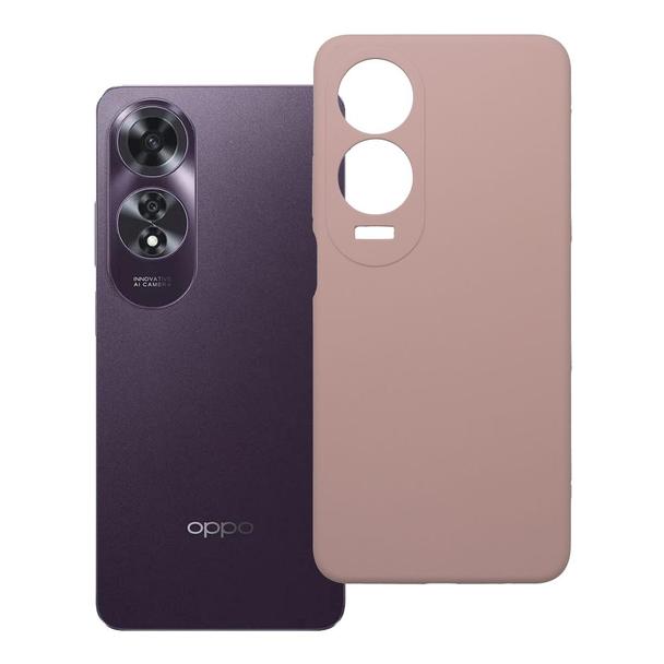 Futerał do Oppo A60 Silicone 2mm pudrowy róż