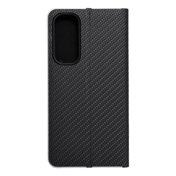 Etui z klapką na Samsung A35 5G Luna Book Carbon czarne