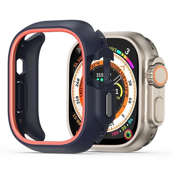 DUX DUCIS futerał BAMO do Apple Watch Ultra / Ultra 2 49 mm czarno pomarańczowy