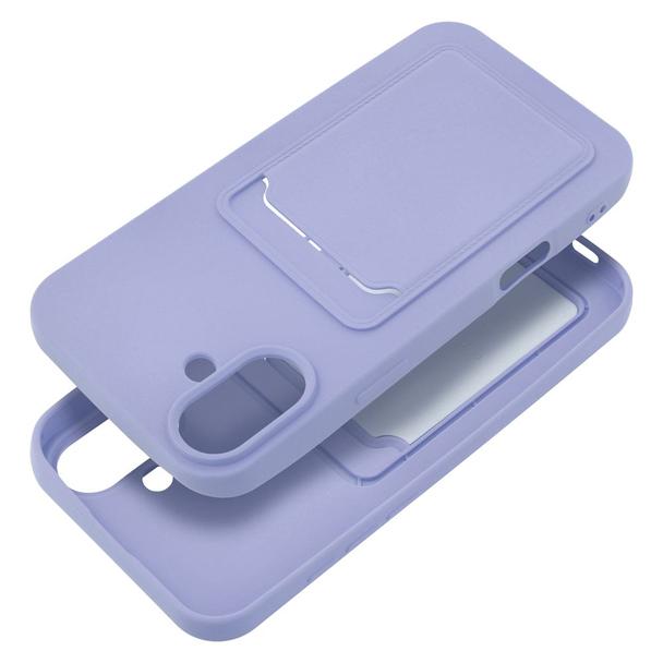 Futerał do iPhone 16 PLUS Card Case fioletowy