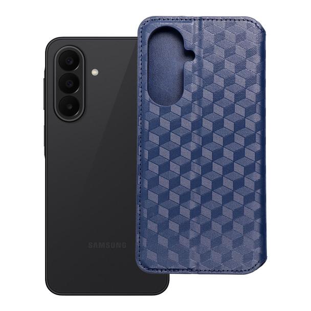 Etui z klapką na Samsung A27 Cubic Book niebieskie
