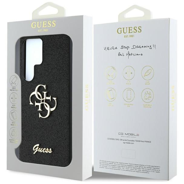 GUESS futerał do SAMSUNG S25 Ultra GUHCS25LHG4SGK (Fixed Glitter Big 4G) czarny
