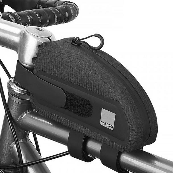 SAHOO torba rowerowa na ramę rowerową z zamkiem 0,3L 122035 czarna