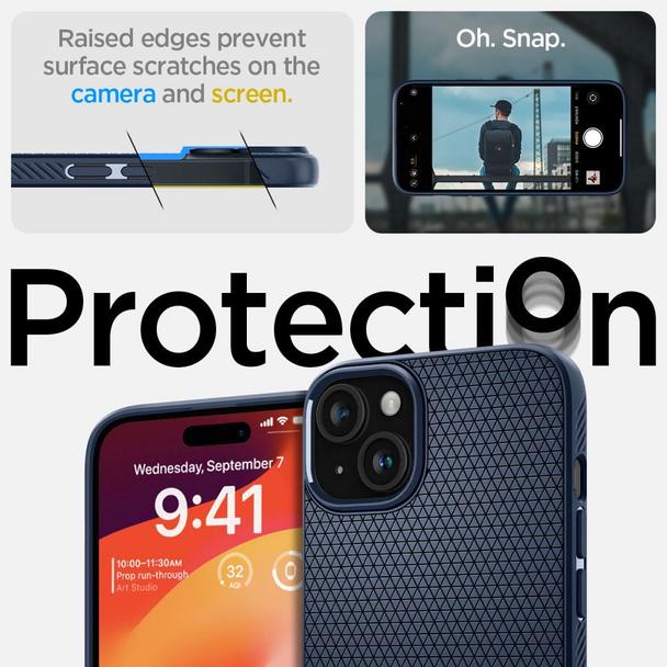 SPIGEN futerał LIQUID AIR do IPHONE 15 navy blue