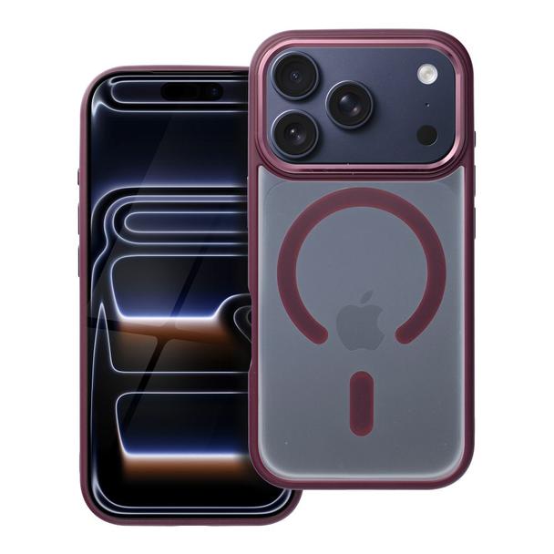 Futerał do iPhone 17 PRO Matte Mag Cover zgodny z MagSafe czerwony