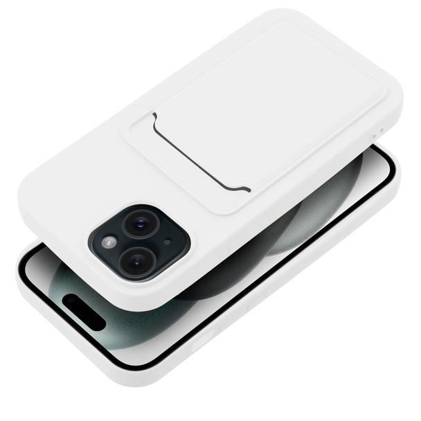 Futerał do iPhone 15 Card Case biały