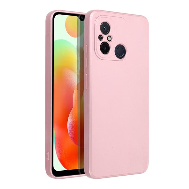 Futerał do Xiaomi Redmi 12C Metallic różowy