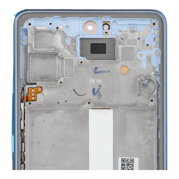 Wyświetlacz LCD do SAMSUNG A53 A536 HARD OLED z ramką niebieski