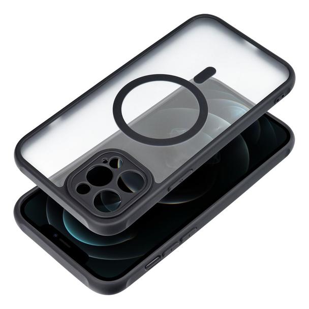Futerał do iPhone 12 PRO Full Matte Mag Cover zgodny z MagSafe czarny