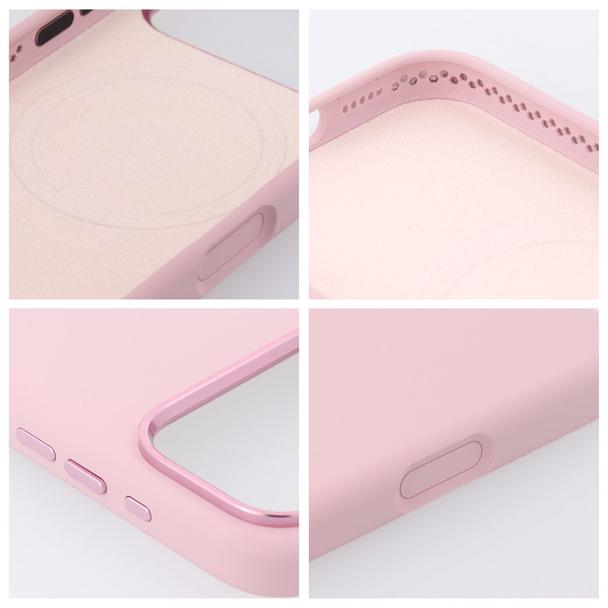 Etui na Samsung S26 ULTRA Forcell F-Protect Frame Premium zgodne z MagSafe różowe 0INT
