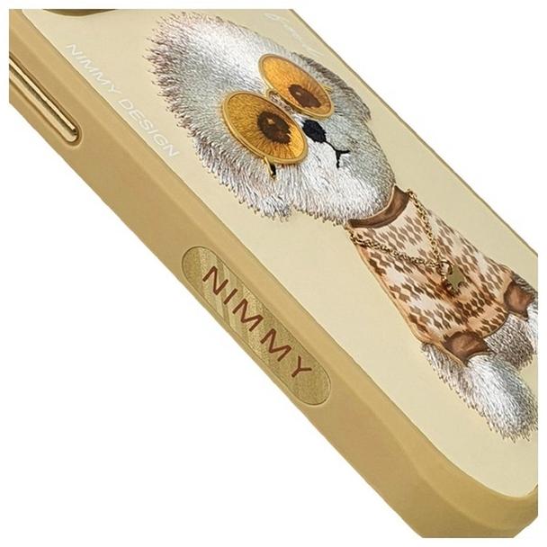 NIMMY futerał GLASSES COOL DOG do IPHONE 15 Pro Max khaki