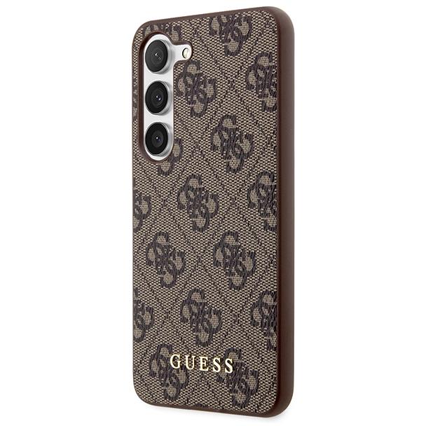 GUESS futerał do SAMSUNG S24 Plus GUHCS24MG4GFBR (Classic logo) brązowy