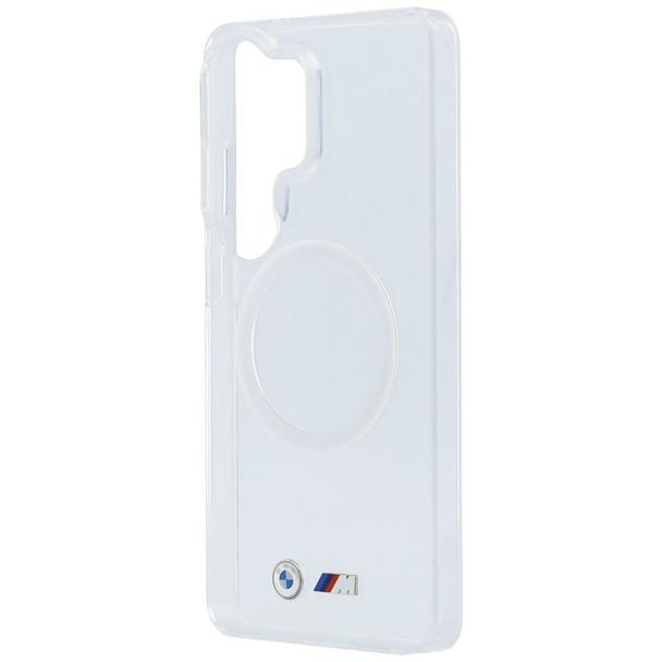 BMW futerał do SAMSUNG S26 Ultra BMHMS26L25HSMLKT (Magnetic IML Shockproof W/ Metal Logos) transparentny