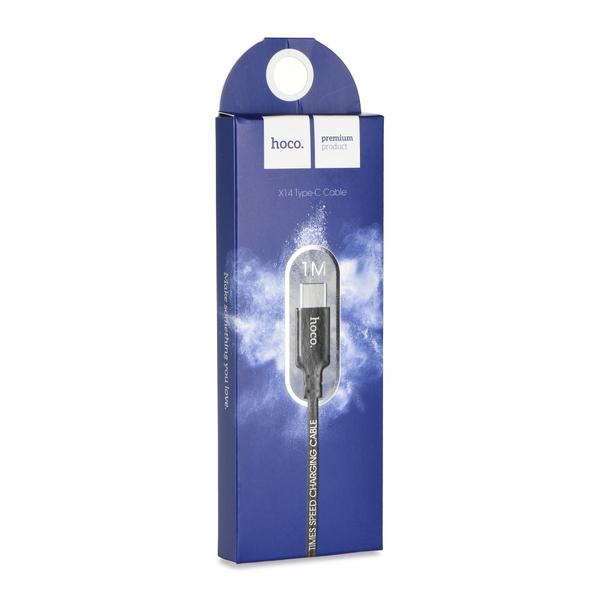 Kabel USB A do USB C Hoco 2A 1 m X14 czarny