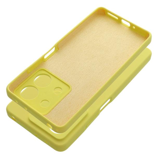 Futerał do Xiaomi Redmi Note 13 5G Silicone 2mm żółty