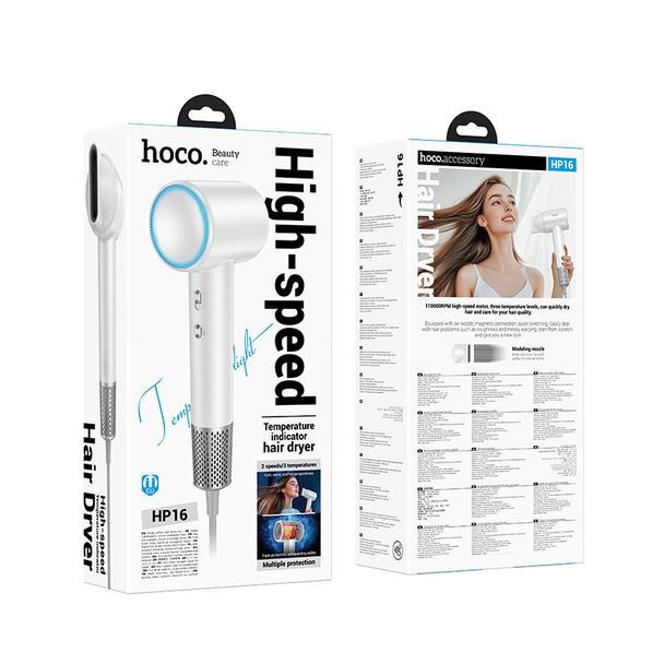 Suszarka do włosów Hoco HP16 biała