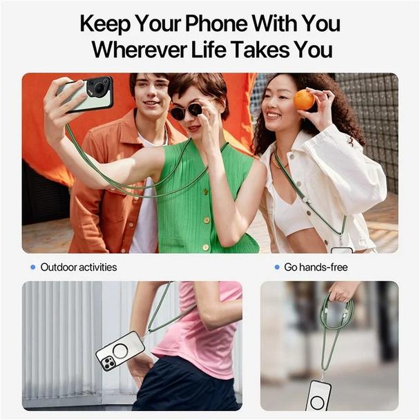 DUX DUCIS Plaz - smycz do telefonu zielona