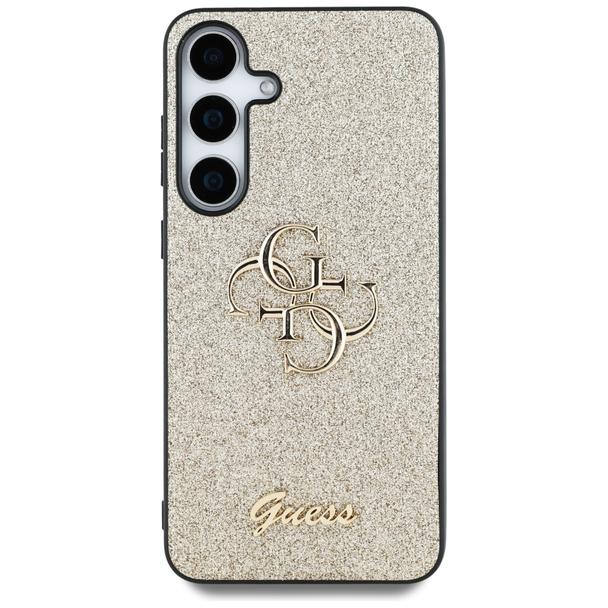 GUESS futerał do SAMSUNG S25 GUHCS25SHG4SGD (Fixed Glitter Big 4G) złoty