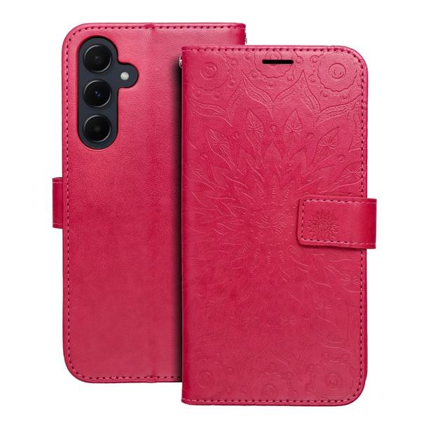 Etui z klapką na Samsung A55 5G Mezzo Book mandala magenta