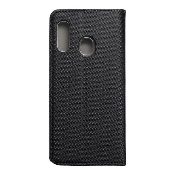 Etui z klapką na Samsung A20e Smart Case Book czarne