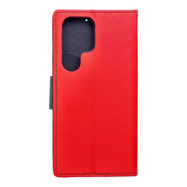 Etui z klapką na Samsung S25 ULTRA Fancy Book czerwono-granatowe