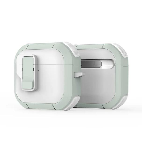 DUX DUCIS futerał PECP ochronny TPU+PC na AirPods 4 biało zielony