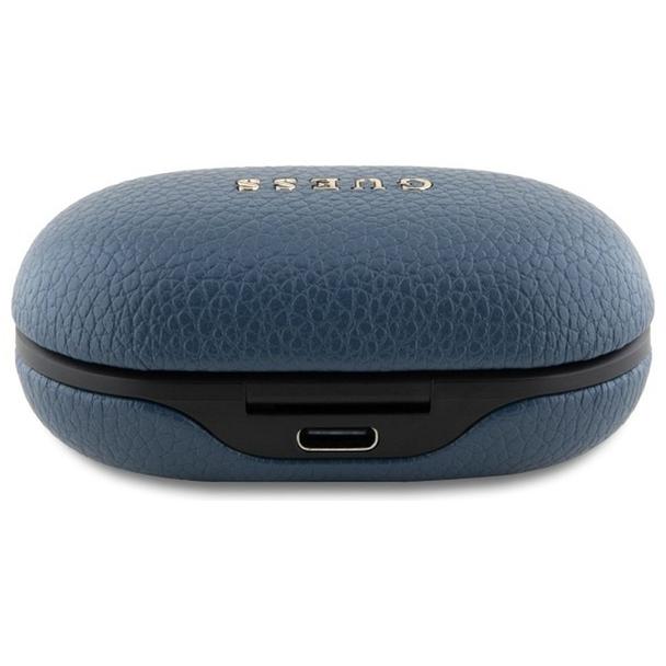 GUESS słuchawki bezprzewodowe bluetooth TWS ENC GUTWSPGTSPSB (PU Grainee Classic Logo) niebieskie