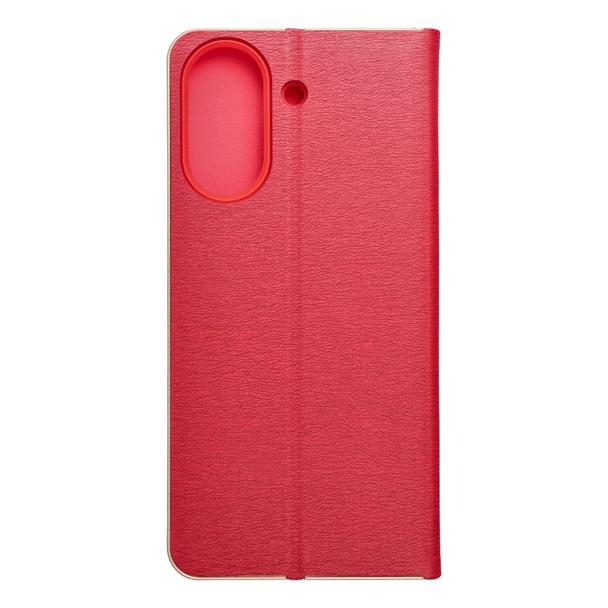 Etui z klapką na Xiaomi Redmi 13C / POCO C65 Luna Book Gold czerwone