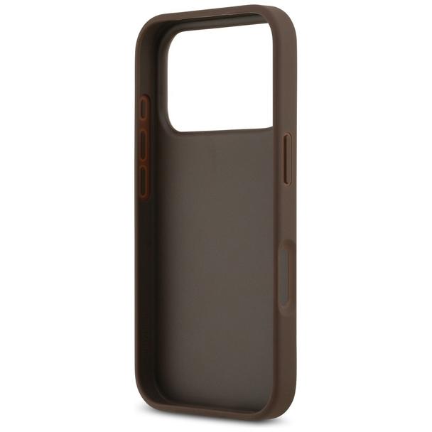 GUESS futerał do IPHONE 17 Pro GUHCP17LP4TPW (4G Double Card Triangle) złoty