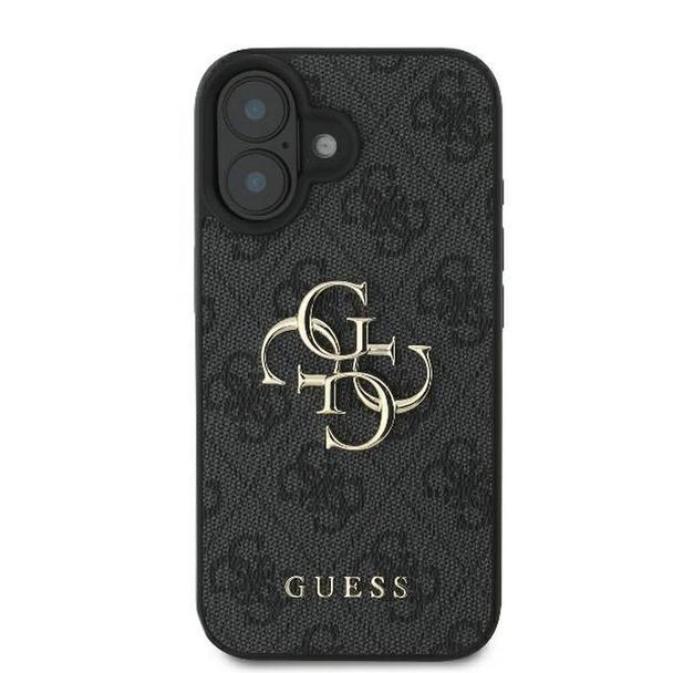 GUESS futerał do IPHONE 16 GUHCP16S4GMGGR (4G PU Big Logo) czarny