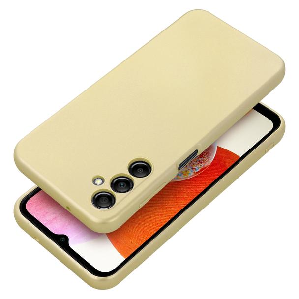 Futerał do Samsung A14 5G / A14 4G Metallic złoty