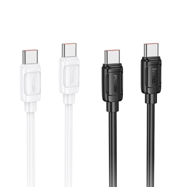 Kabel USB C do USB C Hoco PD 5A 240W 1 m X115 czarny