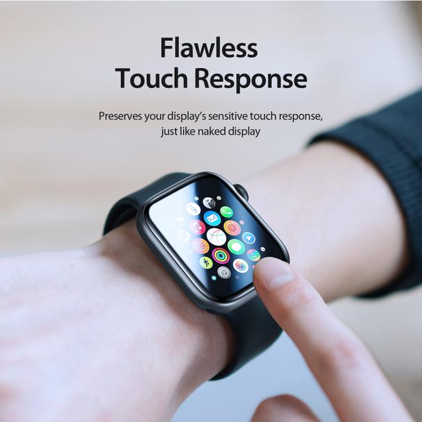 DUX DUCIS protektor PMMA z ramką do Apple Watch 10 42 mm czarne