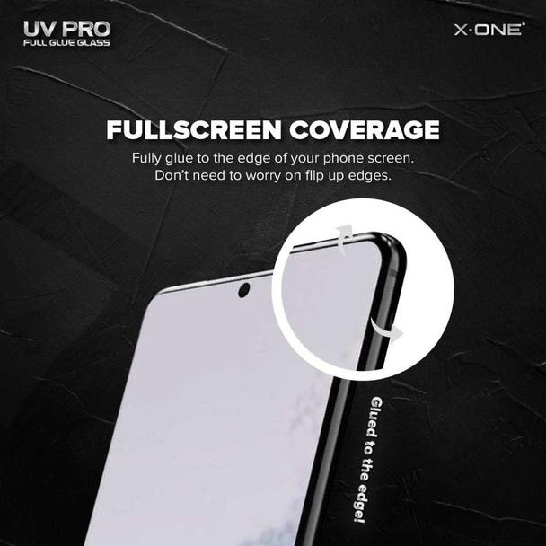 Szkło hartowane UV PRO do Samsung S21 ULTRA  X-One (case friendly) działający czytnik