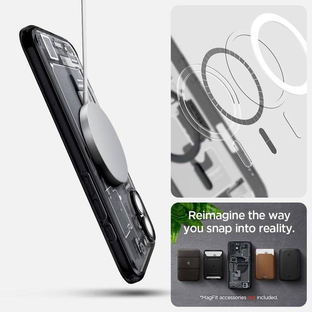 SPIGEN futerał ULTRA HYBRID MAG kompatybilny z MagSafe do IPHONE 16 zero one