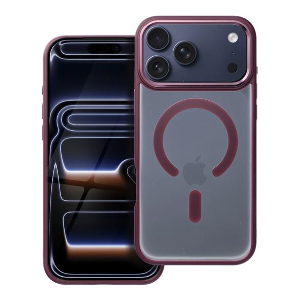 Futerał do iPhone 17 PRO MAX Matte Mag Cover zgodny z MagSafe czerwony