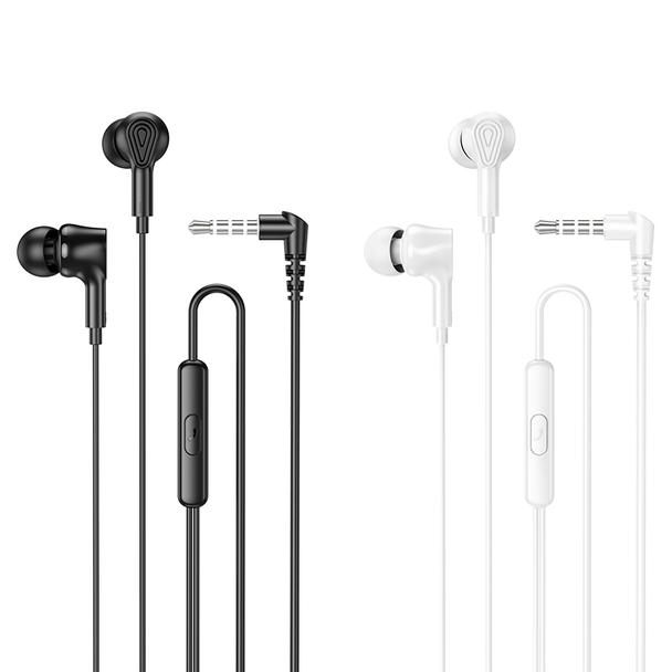 Słuchawki przewodowe douszne Jack 3,5 mm Hoco M102 białe