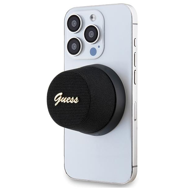 Głośnik bezprzewodowy Guess Magnetic Script Metal GUWSC3ALSMK czarny