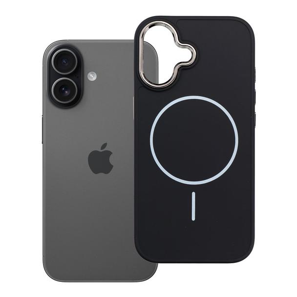 Futerał do iPhone 17 Frame Mag Cover zgodny z MagSafe czarny