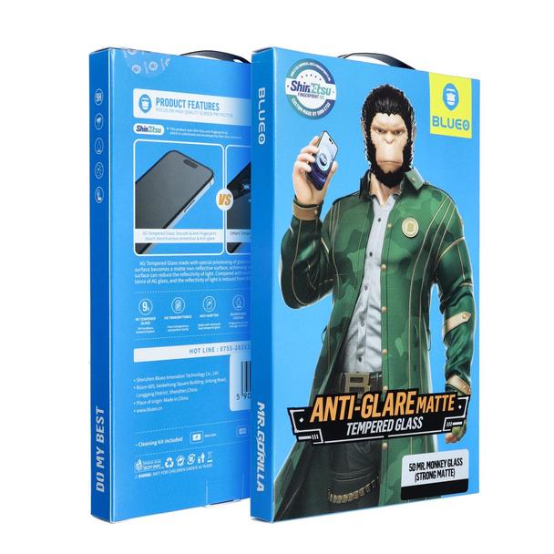 Szkło Hartowane 5D Mr. Monkey Glass - Apple iPhone 13 czarny (Anti-Glare Strong Matte)
